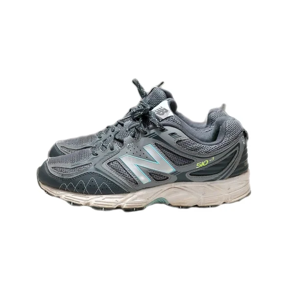 New Balance 510 V3 Womens Gray Mesh Trail Running Sneakers Size 11M - Picture 2 of 9